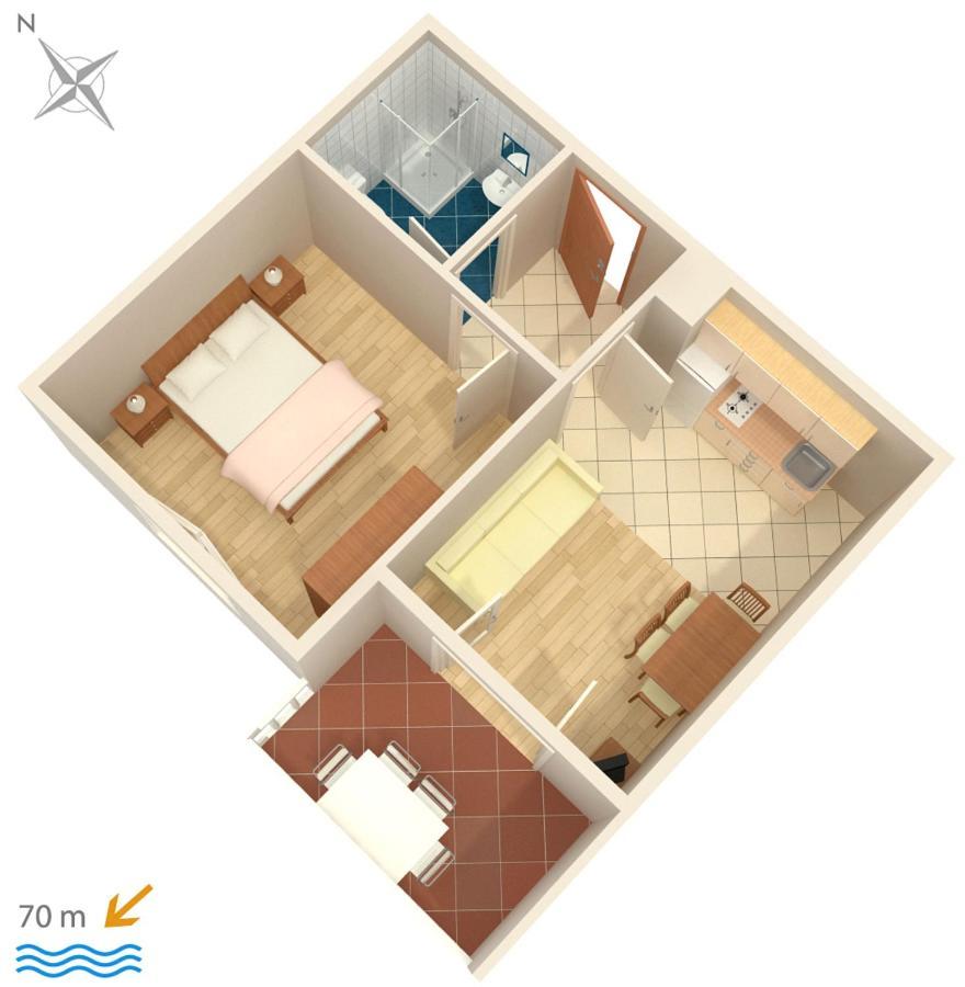 Apartments And Rooms By The Sea Cove Soline, Dugi Otok - 448 Вели-Рат Экстерьер фото